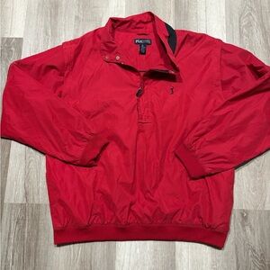 PGA Tour Men's Vibrant Red Windbreaker